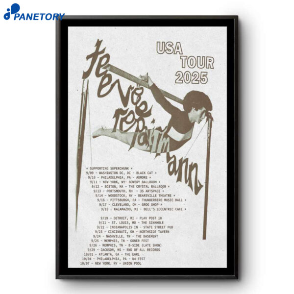 Tee Vee Repairmann 2025 Tour USA Poster