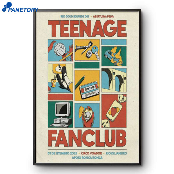 Teenage Rio De Janeiro Brazil Sept 3 2025 Poster