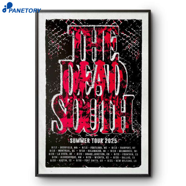 The Dead South Summer Tour 2025 Poster