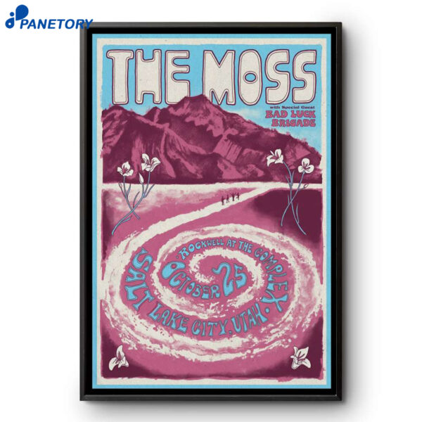 The Moss Salt Lake City Tour Oct 25 2025 Poster