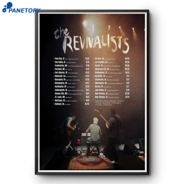 The Revivalists Tour 2025 Poster
