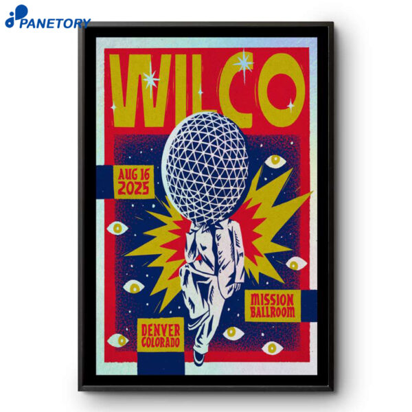 Wilco Denver CO 2025 Poster