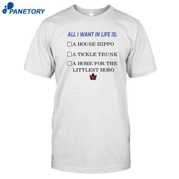 All I Want In Life Is Shirt