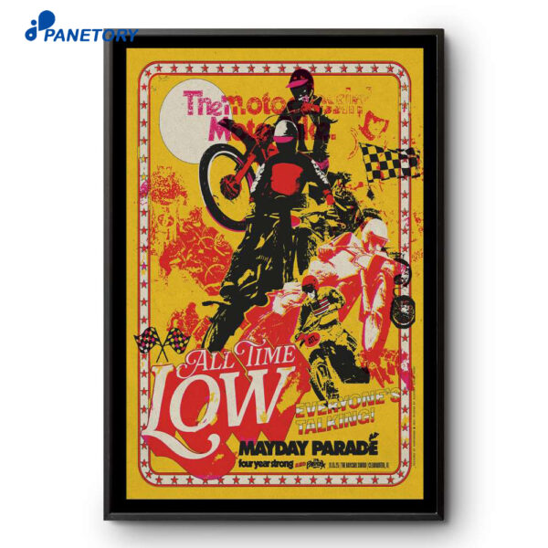 All Time Low Concert Fort Lauderdale FL Nov 15 2025 Poster