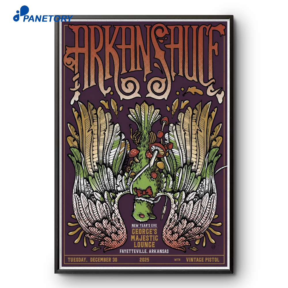 Arkansauce Nye Fayetteville Ar Dec 30 2025 Poster 2 Arkansauce Nye Fayetteville Ar Dec 30 2025 Poster