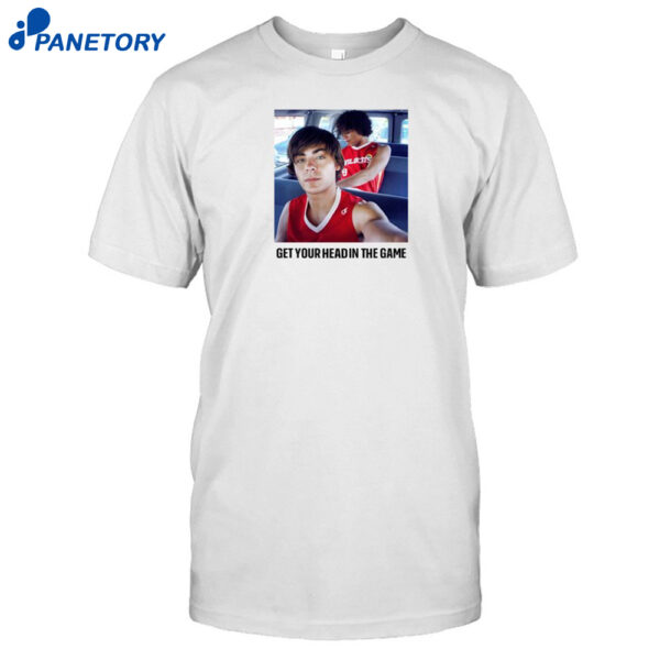 Baylor Scheierman Wearing Get Your Head In The Game Shirt