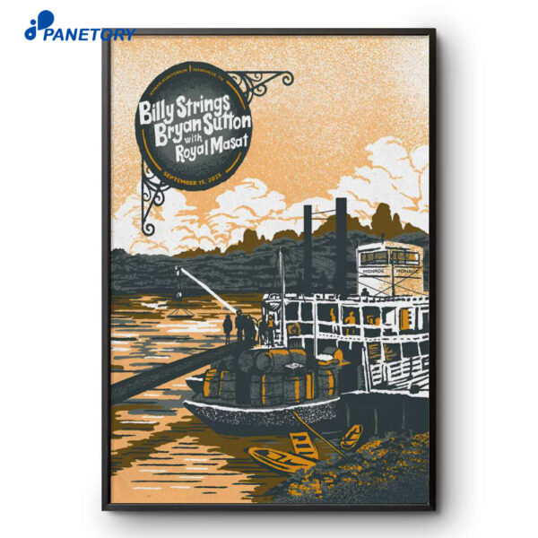 Billy Strings Nashville TN Sep 15 2025 Poster