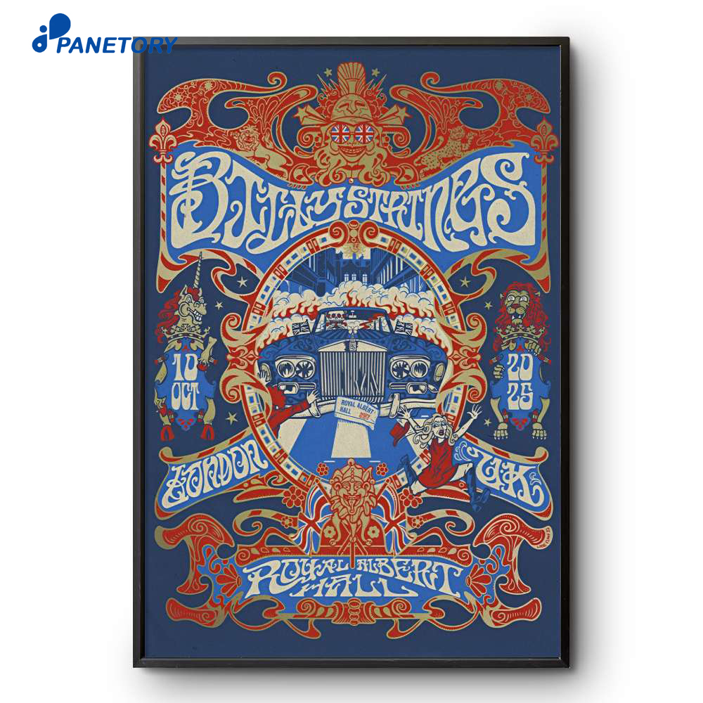 Billy Strings Royal Albert Hall London Uk Oct 10 2025 Poster 2 Billy Strings Royal Albert Hall London Uk Oct 10 2025 Poster