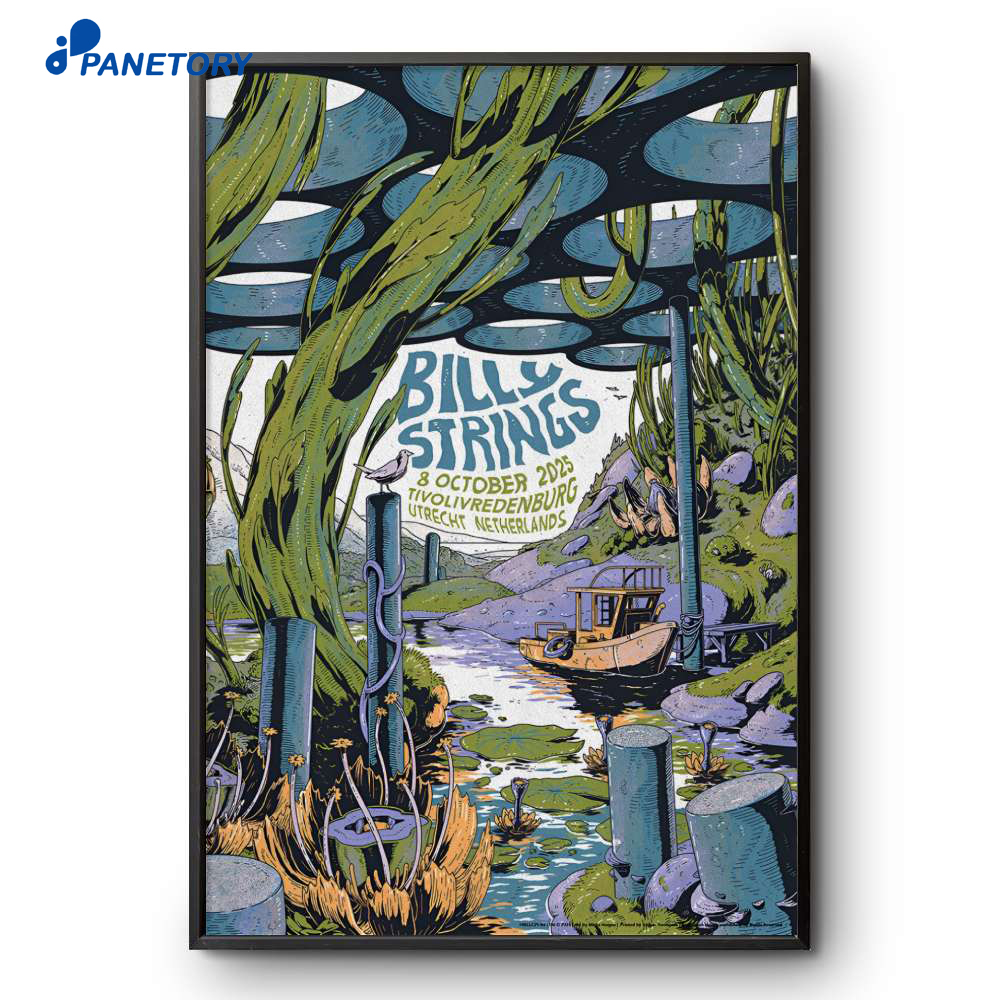 Billy Strings Tivolivredenburg Utrecht Nl Oct 8 2025 Poster 2 Billy Strings Tivolivredenburg Utrecht Nl Oct 8 2025 Poster