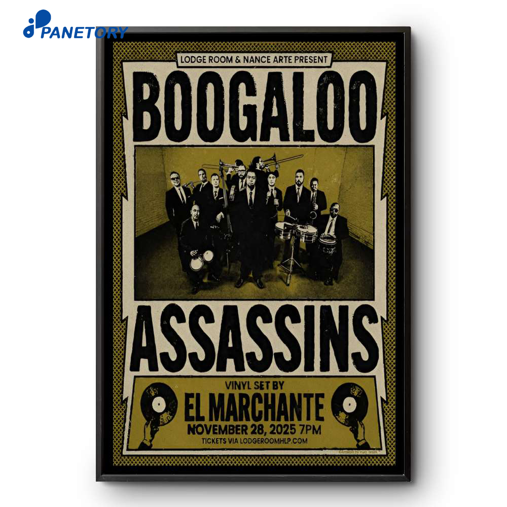 Boogaloo Assassins Lodge Room Los Angeles Ca Nov 28 2025 Poster 2 Boogaloo Assassins Lodge Room Los Angeles Ca Nov 28 2025 Poster