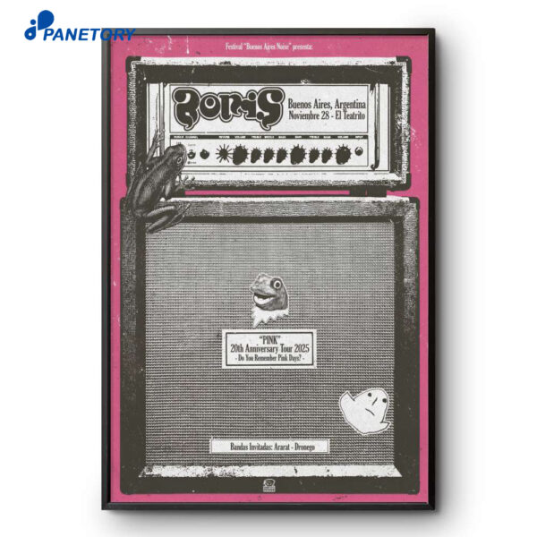 Boris Buenos Aires Argentina Nov 28 2025 Poster