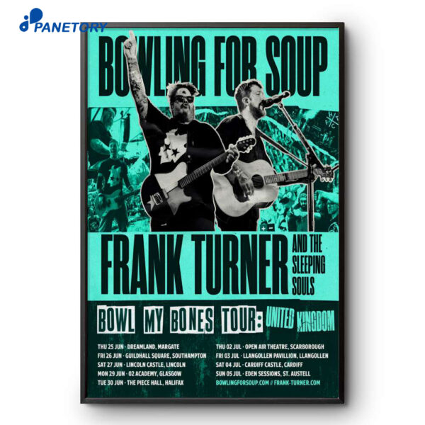 Bowling For Soup Bowl My Bones UK Tour 26 Poster