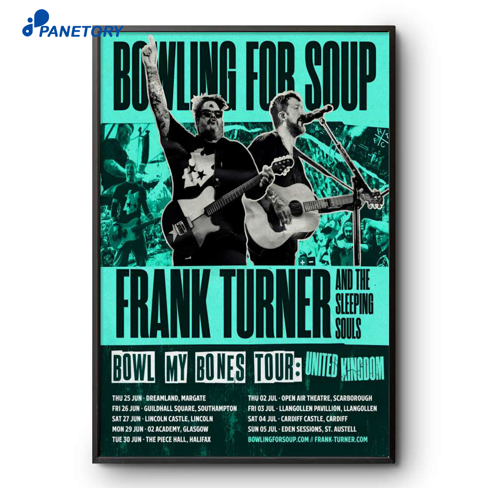 Bowling For Soup Bowl My Bones Uk Tour 26 Poster 2 Bowling For Soup Bowl My Bones Uk Tour 26 Poster