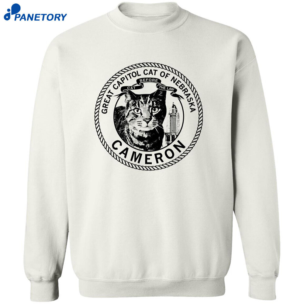 Cameron Great Capitol Cat Of Nebraska Shirt Cameron Great Capitol Cat Of Nebraska Shirt