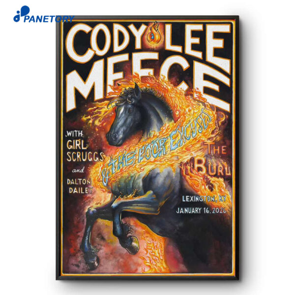 Cody Lee Meece The Burl Jan 16 2026 Poster