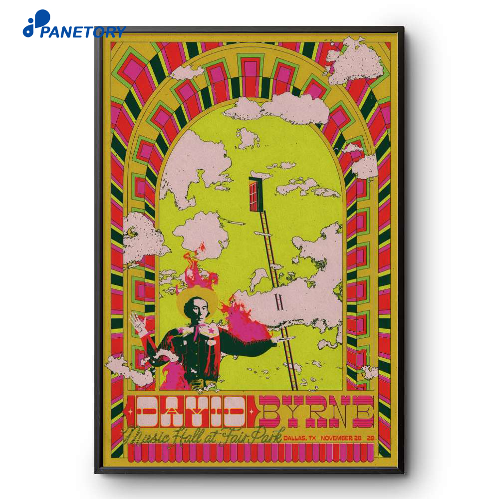 David Byrne Music Hall Fair Park Dallas Tx Nov 28 2025 Poster 2 David Byrne Music Hall Fair Park Dallas Tx Nov 28 2025 Poster