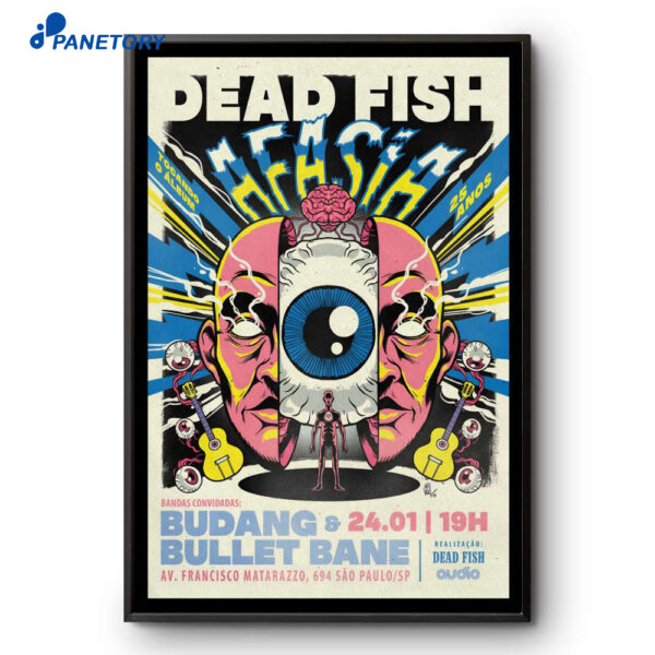 Dead Fish Audio São Paulo Brazil Jan 24 2026 Poster
