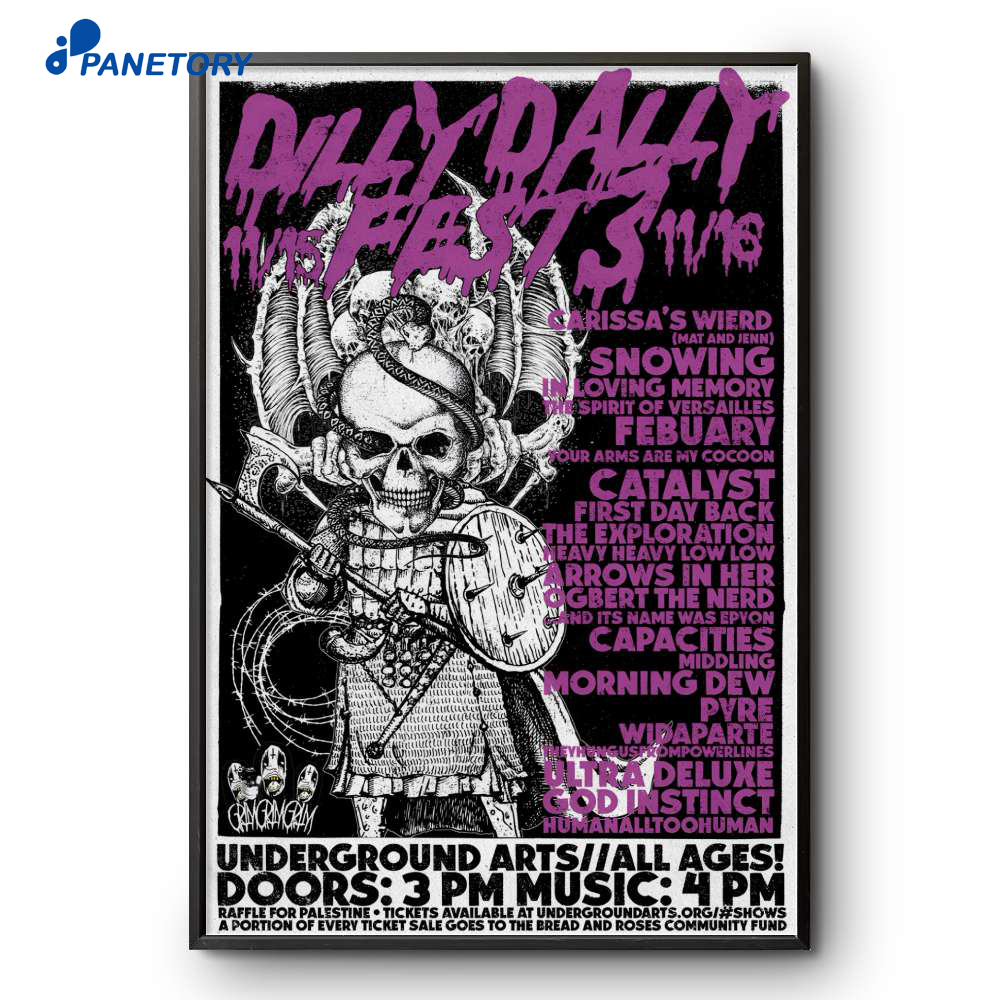 Dilly Dally Fest Philadelphia Pa Nov 15-16 2025 Poster 2 Dilly Dally Fest Philadelphia Pa Nov 15-16 2025 Poster