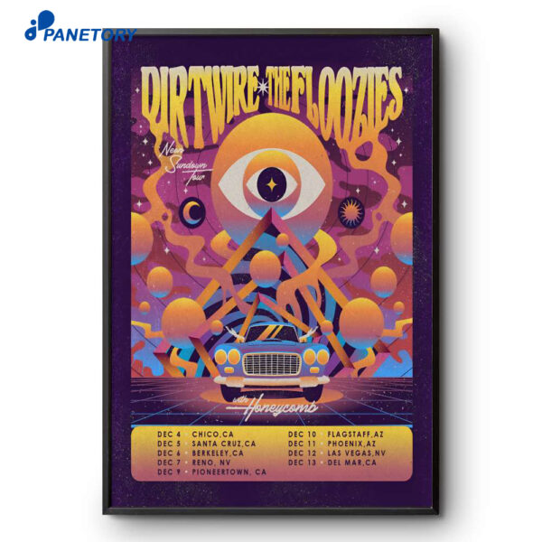Dirtwire And The Floozies Neon Sundown 2025 Shows Poster