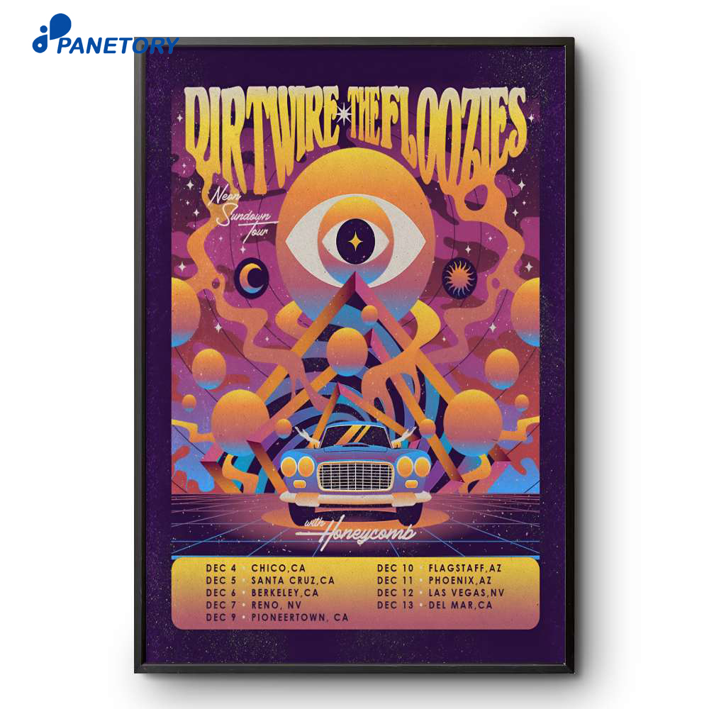 Dirtwire And The Floozies Neon Sundown 2025 Shows Poster 2 Dirtwire And The Floozies Neon Sundown 2025 Shows Poster