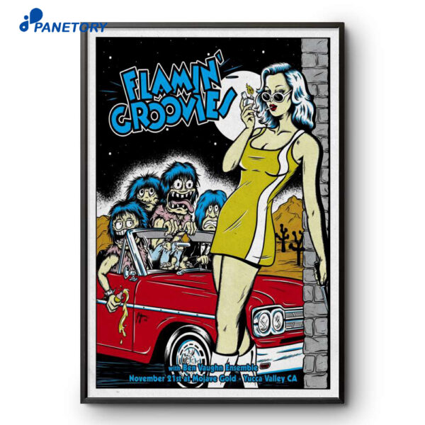 Flamin’ Groovies And Ben Vaughn Ensemble Mojave Gold Nov 21 2025 Poster