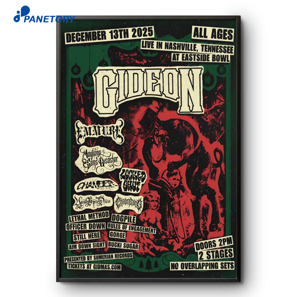 Gideon Nashville Tn Dec 13 2025 Poster 2 Gideon Nashville Tn Dec 13 2025 Poster