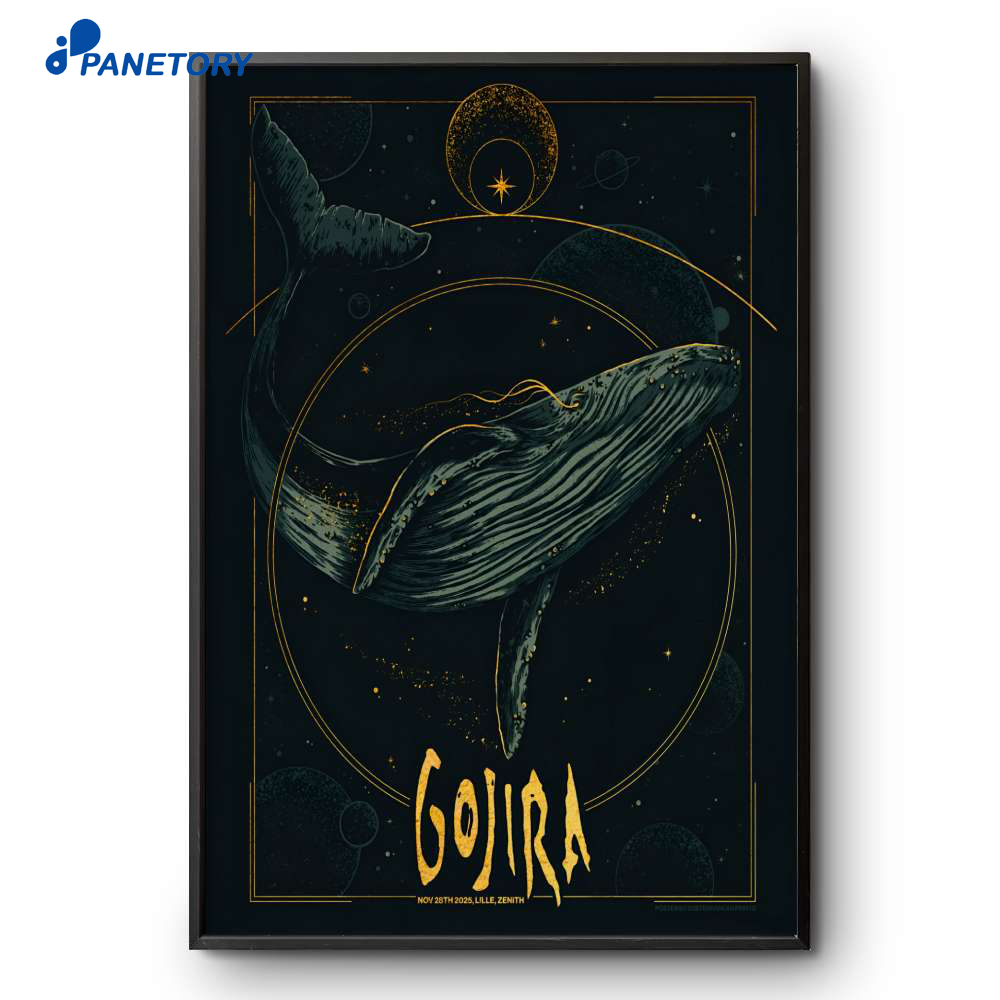 Gojira Zénith Aréna Lille France Nov 28 2025 Poster 2 Gojira Zénith Aréna Lille France Nov 28 2025 Poster