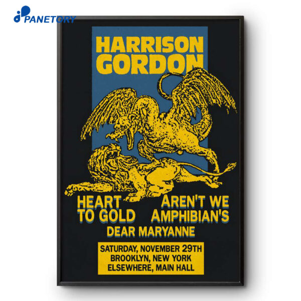 Harrison Gordon Brooklyn NY Nov 29 2025 Poster