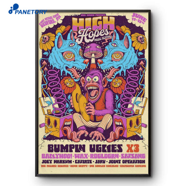 High Hopes Music Festival 2026 Bedford Jun 11-13 Poster