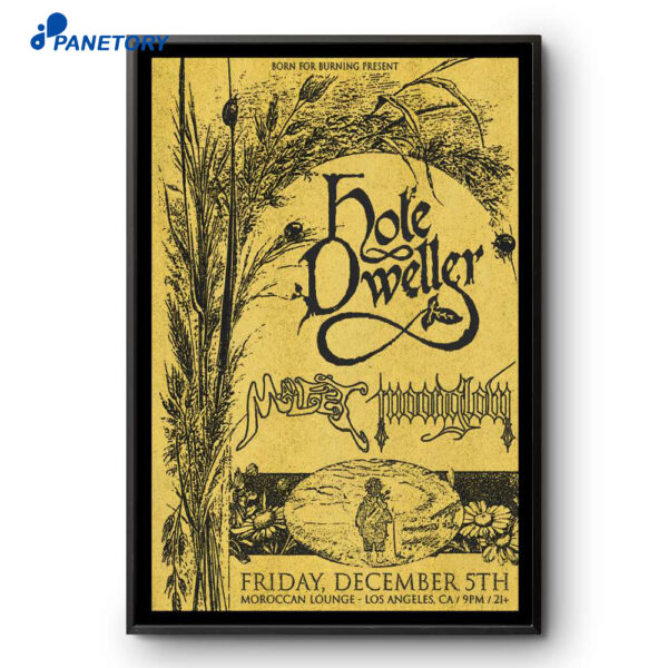 Hole Dweller The Moroccan Lounge Los Angeles CA Dec 5 2025 Poster