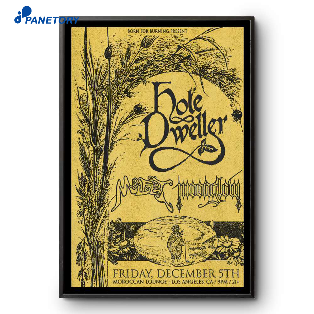 Hole Dweller The Moroccan Lounge Los Angeles Ca Dec 5 2025 Poster 2 Hole Dweller The Moroccan Lounge Los Angeles Ca Dec 5 2025 Poster