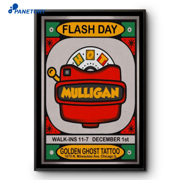 Hot Mulligan Chicago IL Dec 1 2025 Poster