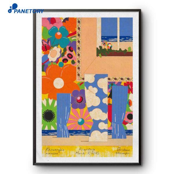 Khruangbin Brisbane QLD Tour March 2 2025 Poster