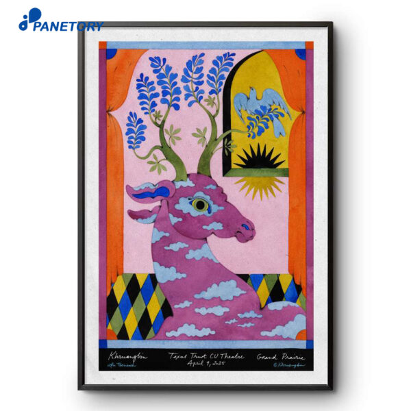 Khruangbin Texas Trust Cu Theatre Grand Prairie Tx Apr 9 2025 Poster
