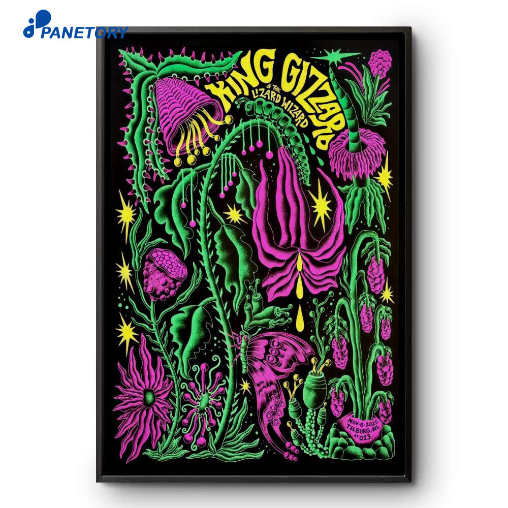 King Gizzard And The Lizard Wizard 013 Poppodium Nov 6 2025 Poster King Gizzard And The Lizard Wizard 013 Poppodium Nov 6 2025 Poster