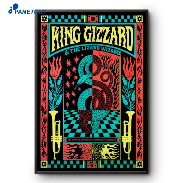 King Gizzard And The Lizard Wizard Den Bosch Netherlands Nov 7 2025 Poster