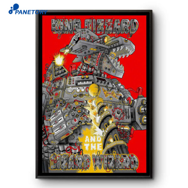 King Gizzard & The Lizard Wizard Denmark Nov 14 2025 Poster