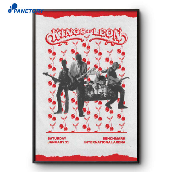 Kings Of Leon Event Tampa FL Jan 31 2026 Poster
