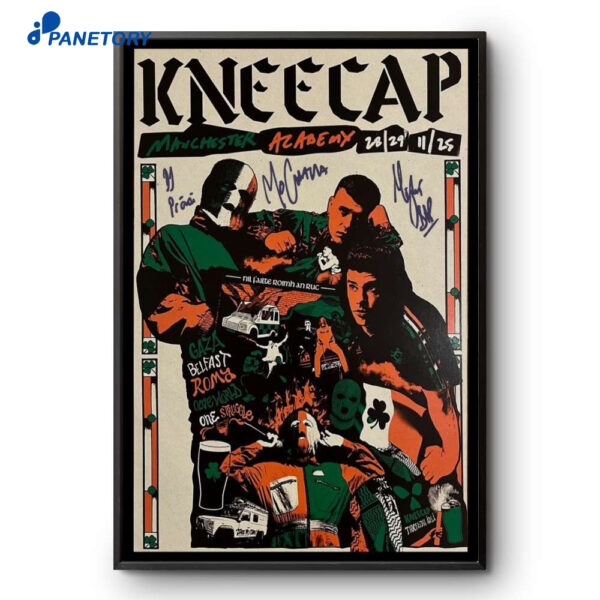 Kneecap Manchester Nov 28 - 29 2025 Poster