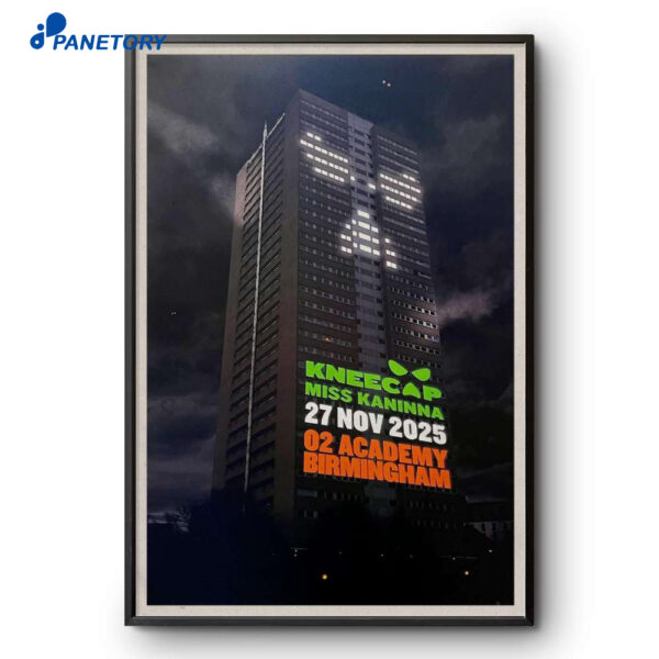 Kneecap O2 Academy Birmingham Nov 27 2025 Poster