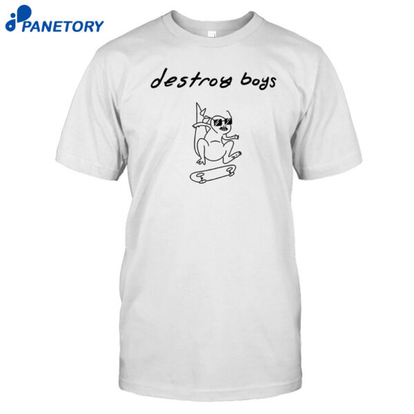 Limited Edition Destroy Boys Dino Skater Shirt