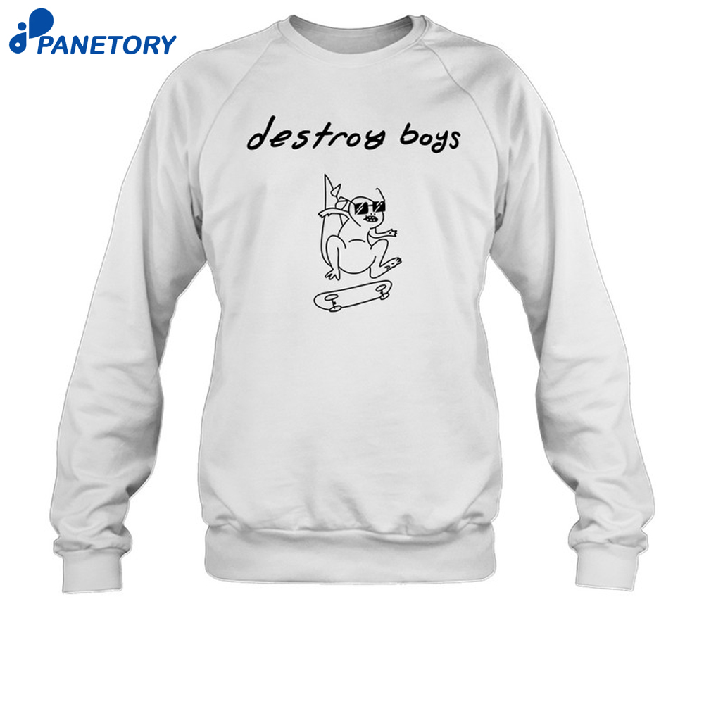 Limited Edition Destroy Boys Dino Skater Shirt 6 Limited Edition Destroy Boys Dino Skater Shirt 2