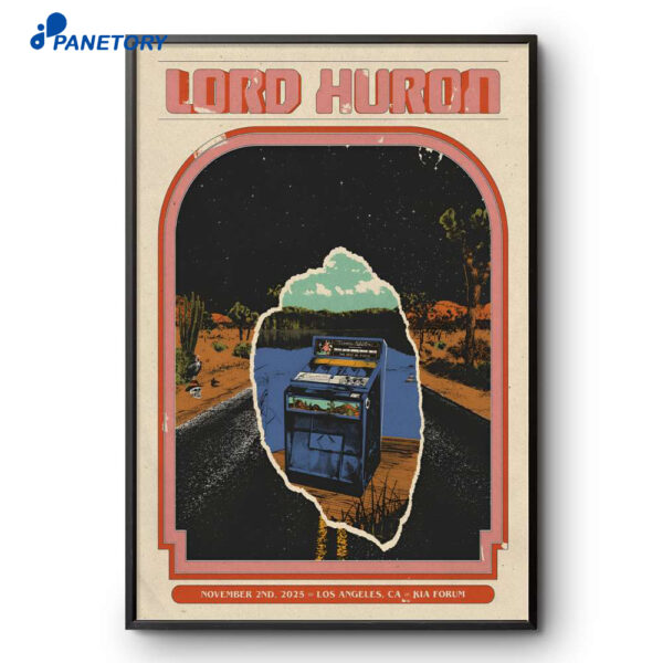 Lord Huron Kia Forum Nov 2 2025 Poster