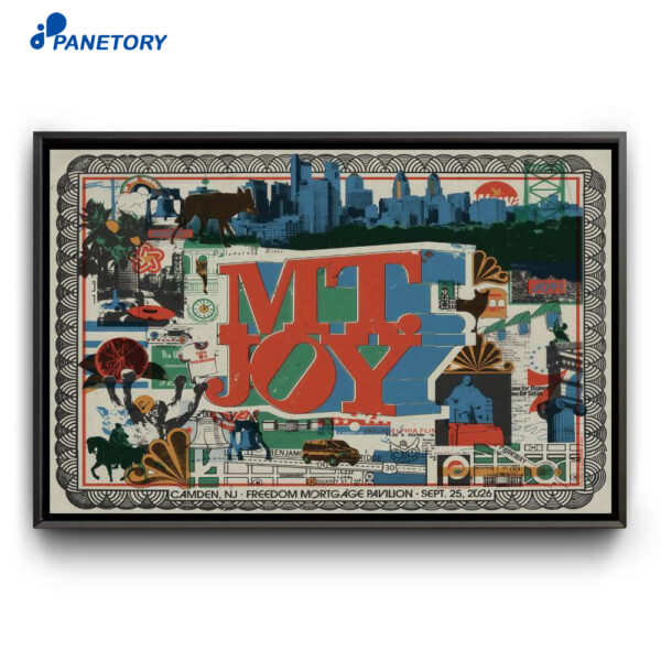 Mt. Joy Camden NJ Sept 25 2026 Poster