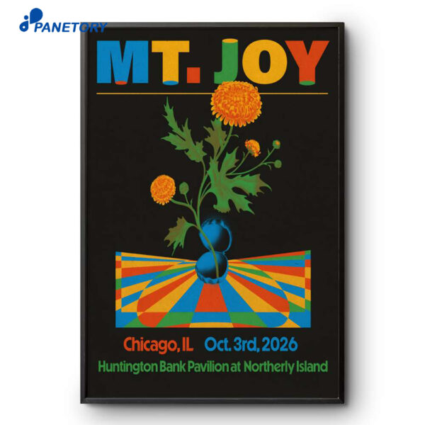 MT. Joy In Chicago IL Oct 3 2026 Poster