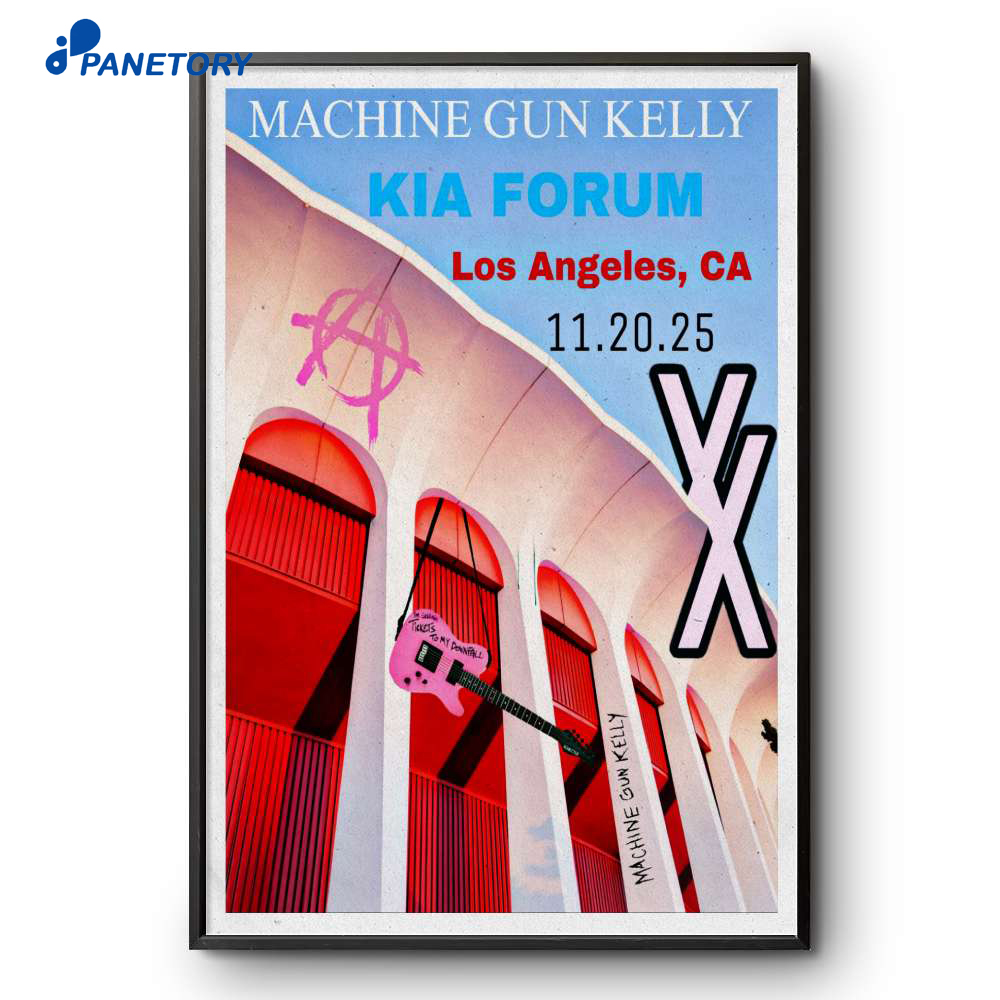 Machine Gun Kelly Los Angeles Ca Nov 11 2025 Poster 2 Machine Gun Kelly Los Angeles Ca Nov 11 2025 Poster