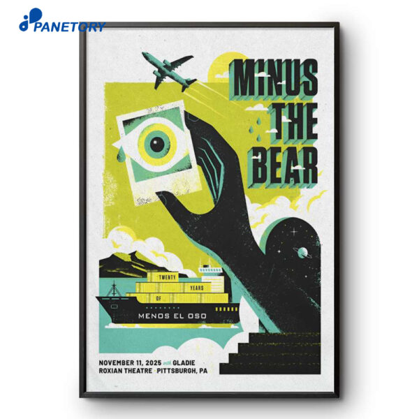 Minus The Bear Mckees Rocks November 2025 Poster
