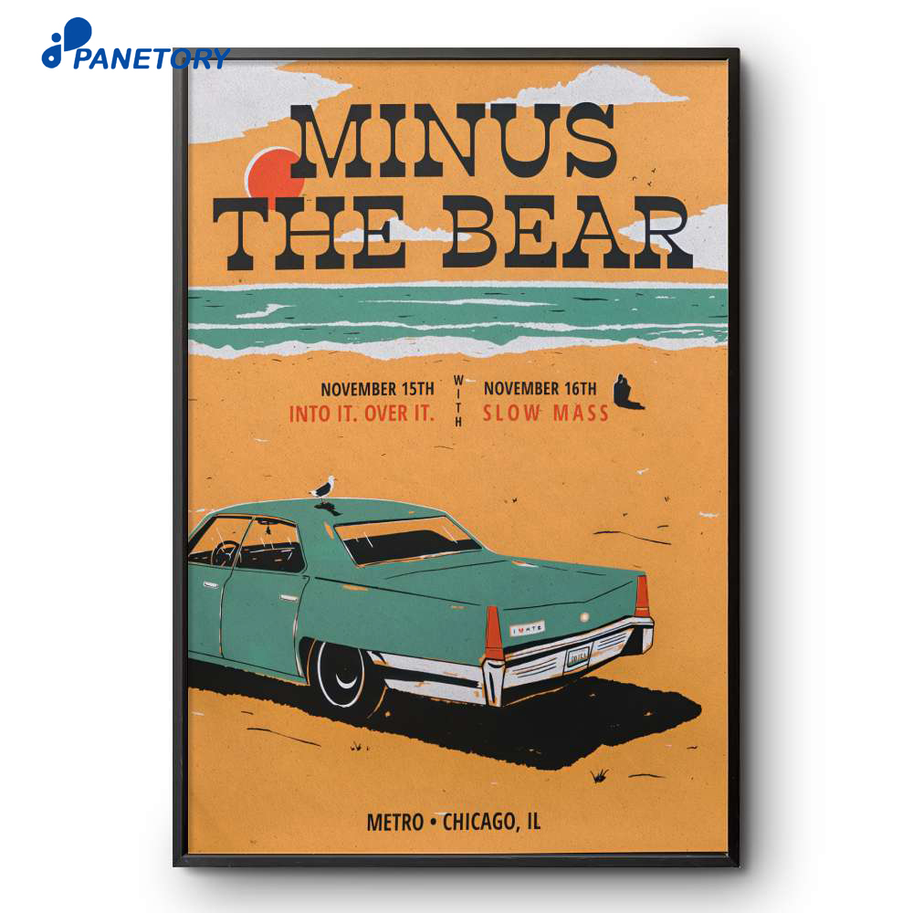 Minus The Bear Nov 15-16 2025 Chicago Il Poster 2 Minus The Bear Nov 15-16 2025 Chicago Il Poster