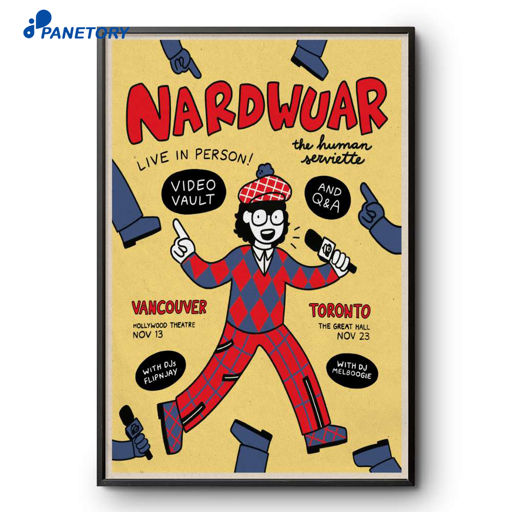 Nardwuar The Great Hall Toronto Ca Nov 23 2025 Poster 2 Nardwuar The Great Hall Toronto Ca Nov 23 2025 Poster
