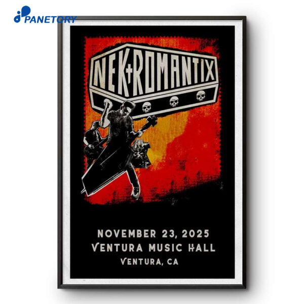 Nekromantix Ventura CA Nov 23 2025 Poster